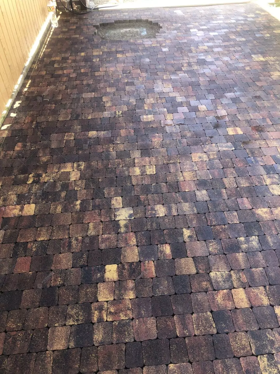 Тротуарная плитка Антик №9 "Арабская ночь", фактура гладкий, гранитная, мрамор, высота 40 мм-3