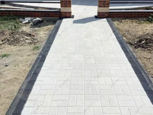 Тротуарная плитка Кирпичик Чёрный, фактура гладкий, гранитная, мрамор, высота 40 мм, 60 мм, 80 мм-27
